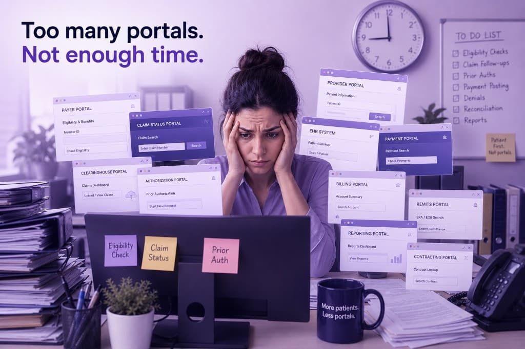 Does Your Staff Log Into 12 Portals Before 9 AM?